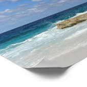 Great Guana Cay Beach, Bahamas Poster (Ecke)