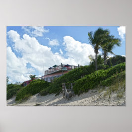 Great Guana Cay Beach Bar, Bahamas Poster
