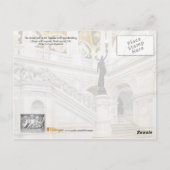 Great Hall, Library of Congress, Washington, DC Postkarte (Rückseite)