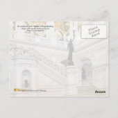 Great Hall, Library of Congress, Washington, DC Postkarte (Rückseite)