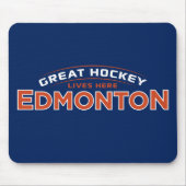 Great Hockey Edmonton Blue Mouse Pad Mousepad (Vorne)
