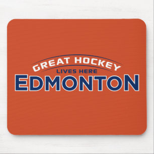 Great Hockey Edmonton Orange Mouse Pad Mousepad