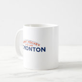 Great Hockey Edmonton White Tasse (Vorderseite Links)