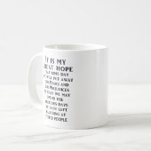 Great Hope Funny Mug Spaß Kaffeetasse (Vorderseite Links)
