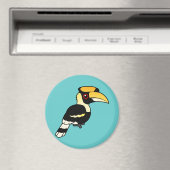 Great Hornbill Magnet (In Situ (Geschirrspüler))