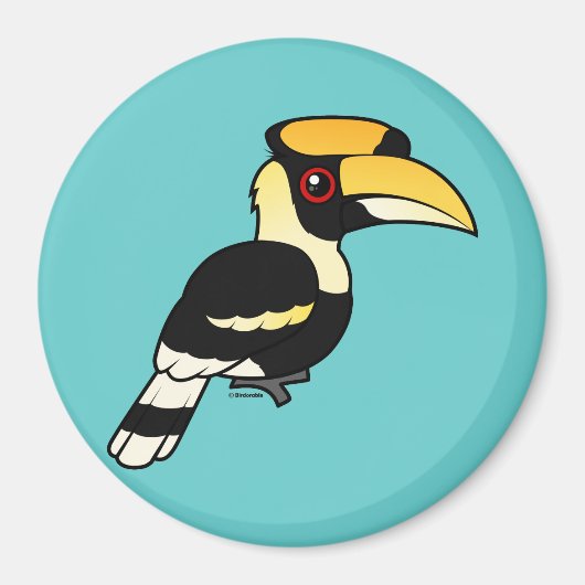 Great Hornbill Magnet (Vorne)