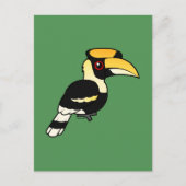 Great Hornbill Postkarte (Vorderseite)