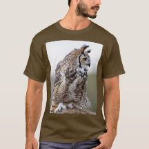 Great Horned Owl Foto T - Shirt