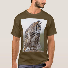 Great Horned Owl Foto T - Shirt