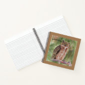 Great Horned Owl Journal Notizblock (Innenseite)