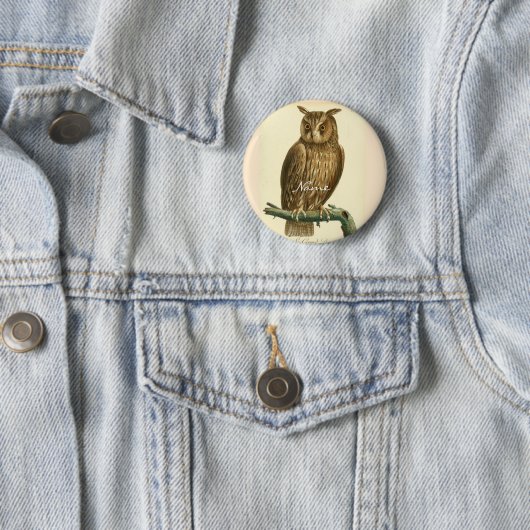 Great Horned Owl Thunder_Cove Button (Beispiel)