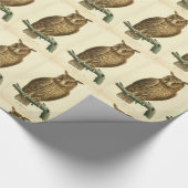 Great Horned Owl Thunder_Cove Geschenkpapier (Ecke)