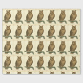 Great Horned Owl Thunder_Cove Geschenkpapier (Flach)