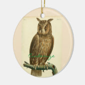 Great Horned Owl Thunder_Cove Keramik Ornament (Links)