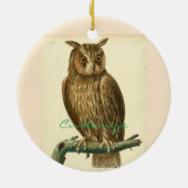 Great Horned Owl Thunder_Cove Keramik Ornament (Hinten)