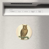 Great Horned Owl Thunder_Cove Magnet (In Situ (Geschirrspüler))