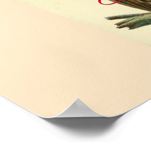 Great Horned Owl Thunder_Cove Poster (Ecke)