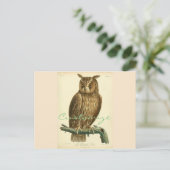 Great Horned Owl Thunder_Cove Postkarte (Stehend Vorderseite)
