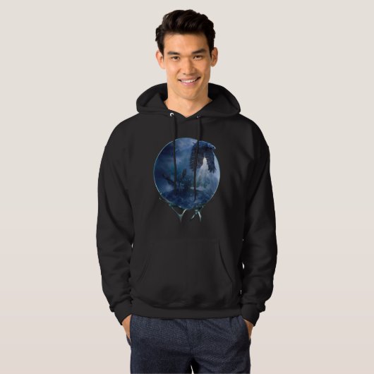 Great Horned Owls MIDNIGHT RAIDERS Hoodie (Vorne ganz)