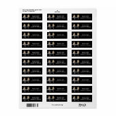 Great Horned Owls Rücksendeadresse (Vorne)