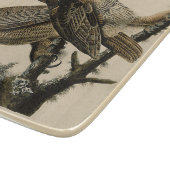 Great Horned Owls (von John James Audubon) Schneidebrett (Ecke)