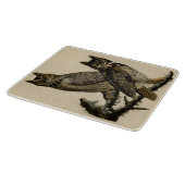 Great Horned Owls (von John James Audubon) Schneidebrett (Ecke)