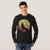 Great howling wolf motif T-Shirt (Vorne ganz)