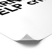 Great Humor Idea Graphic Uni Adults , Blue, Small, Poster (Ecke)