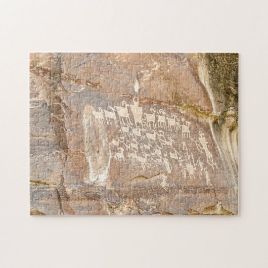 Great Hunt Panel - Rock Art Puzzle (Horizontal)