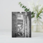 Great Hypostyle Hall Karnak Ägypten ~ 1845 Postkarte (Stehend Vorderseite)