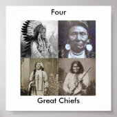 Great Indian Chiefs Poster (Vorne)