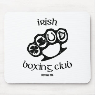 Great Irish Boxing Men Club Boston Fighting Pub St Mousepad