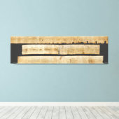 Great Isaiah Scroll Dead Sea Scrolls 1QIsaa Leinwanddruck (Insitu (Holzboden))