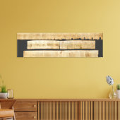 Great Isaiah Scroll Dead Sea Scrolls 1QIsaa Leinwanddruck (Insitu (Wohnzimmer))