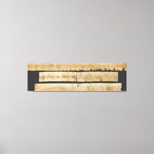 Great Isaiah Scroll Dead Sea Scrolls 1QIsaa Leinwanddruck (Vorderseite)