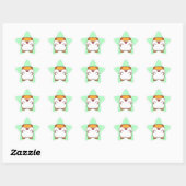 Great Job Kawaii Star Sticker (Blatt)