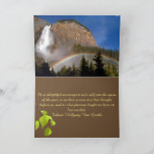 Great Job Rainbow Personalize Destiny's Dankeskarte (Innenseite)