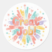 Great Job! Sheet of stickers (Vorderseite)