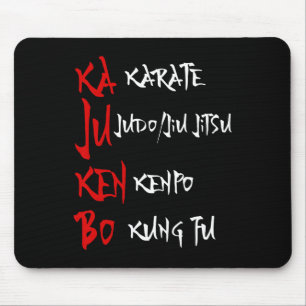 Great Kajukenbo Fighting Karate Judo Kenpo Kung Fu Mousepad