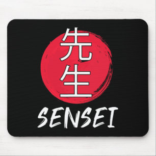 Great Karate Sensei Outfit Japanisches Kampfdesign Mousepad