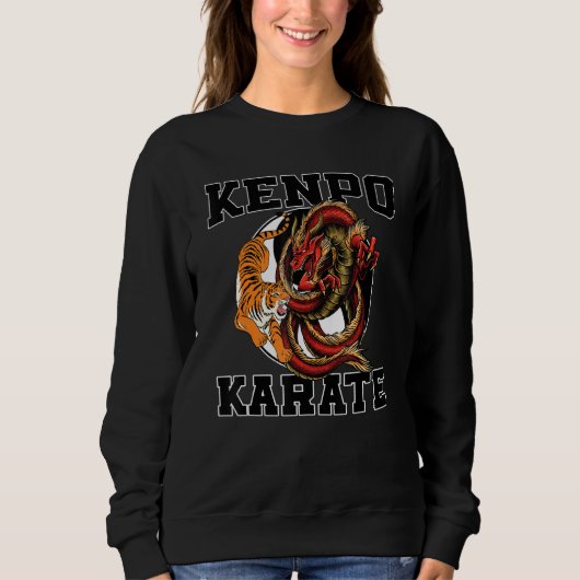 Great Kenpo Karate Apparel Japanischer Kampfkampf Sweatshirt (Vorderseite)