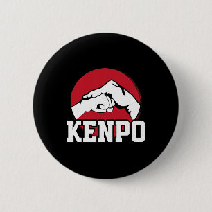 Great Kenpo Karate Fist Design japanische Martial  Button