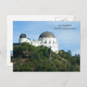 Great LA Griffith Observatory Postcard! Postkarte (Vorne/Hinten)