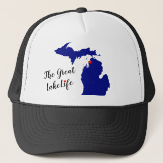 Great Lake Michigan Trucker Hat Truckerkappe