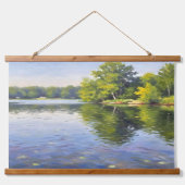 Great Lake Wandteppich Mit Holzrahmen (Vorne)