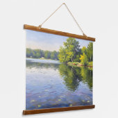 Great Lake Wandteppich Mit Holzrahmen (Gewinkelt)