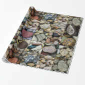 Great Lakes Beach Stones Geschenkpapier (Ungerollt)