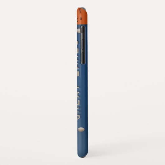 Great Lakes blauer Michigan Case-Mate iPhone Hülle (Hinten/Links)