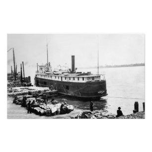 Great Lakes-Dampfschiff-Paketfrachter Douglas Fotodruck