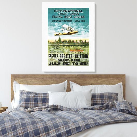 Great Lakes Flying Boat - L Leinwanddruck (Insitu (Schlafzimmer))